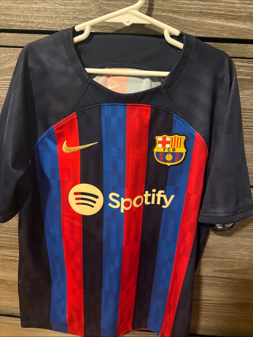 Barcelona Youth Nike soccer jersey